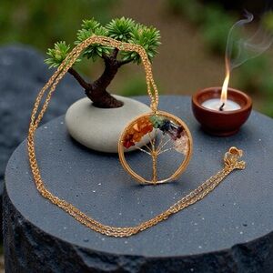 Gold Tree of Life Pendant Necklace